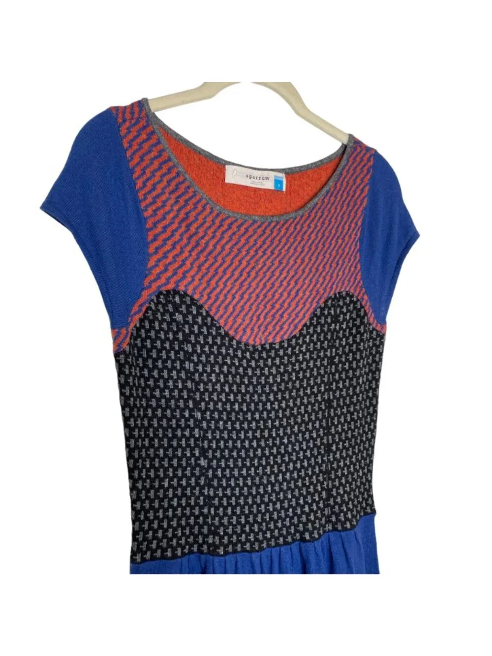 Anthropologie Sparrow Intarsia Sweater Dress, S